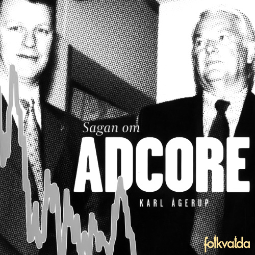 Omslag till boken "Sagan om Adcore"